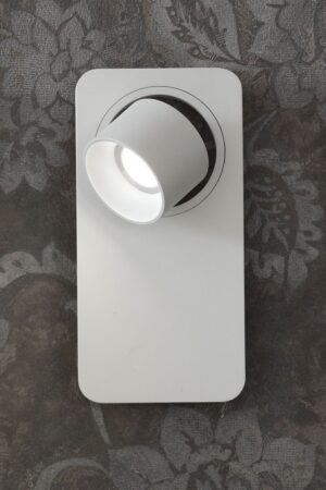 BEEBO W WHITE Italian Wall Light Picture 1