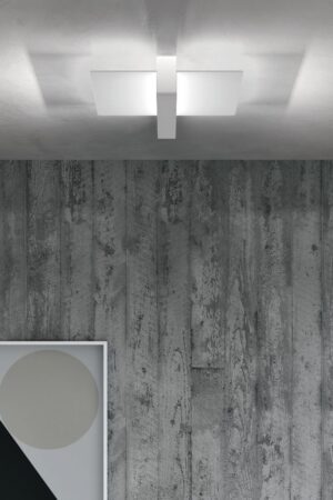 METAL S Italian wall and ceiling light Picture 1