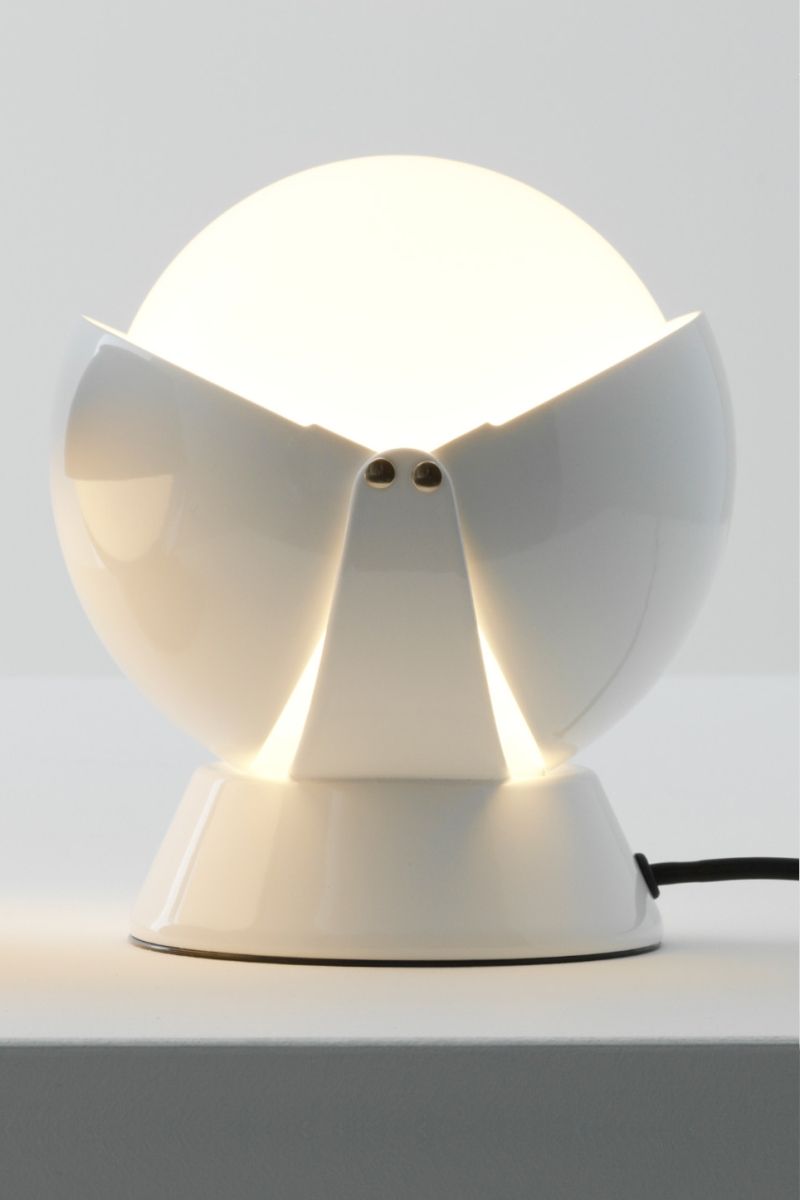 Stilnovo Buonanotte blanc lampes de table italiennes image 1