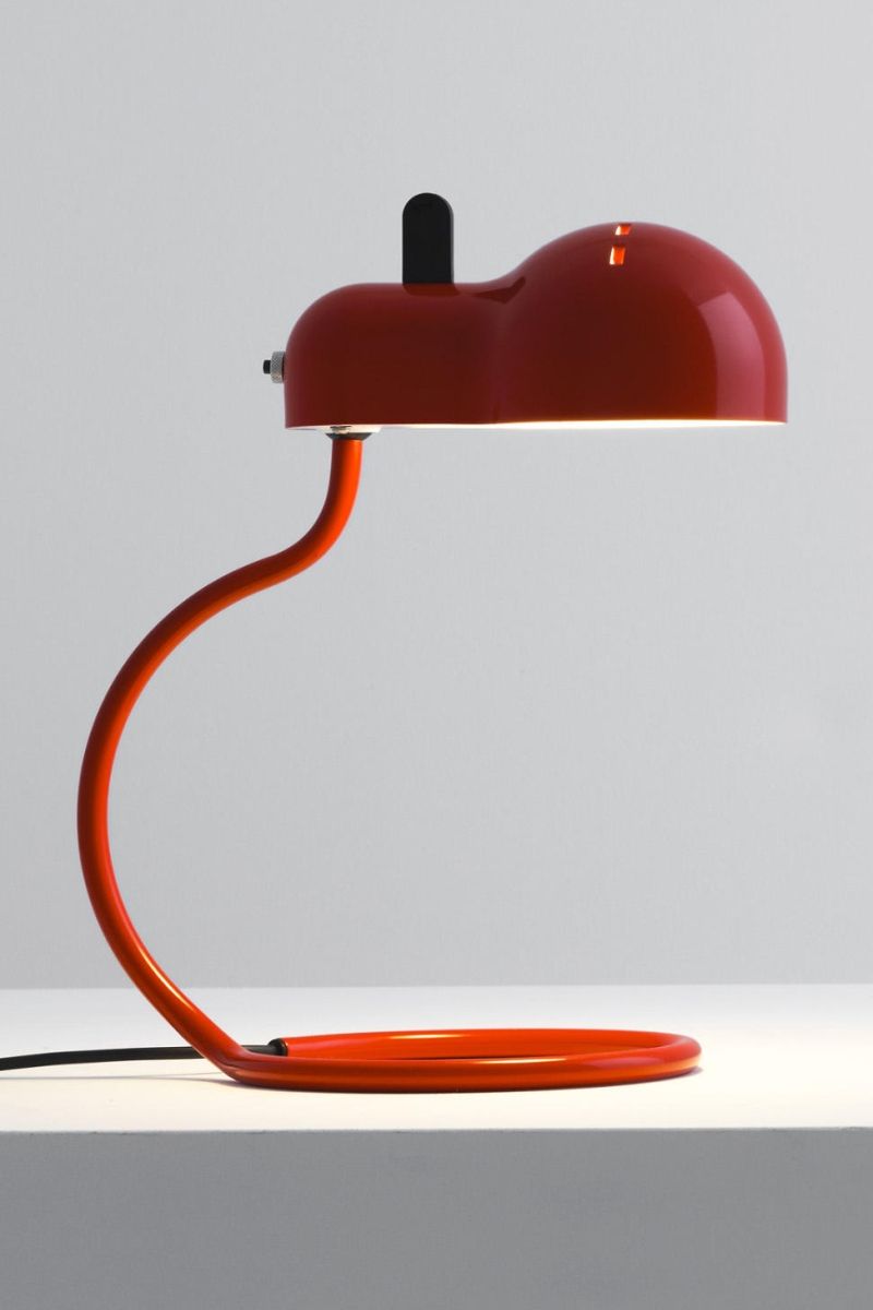 Stilnovo MINITOPO Red Italian Table Lamp Picture 3