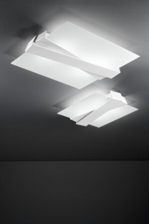 ZIG ZAG S WHITE Italian wall and ceiling light Picture 1