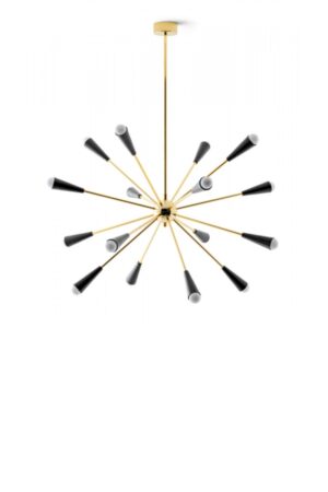Stilnovo Sputnik gold schwarz Italienische Beleuchtung Bild 2